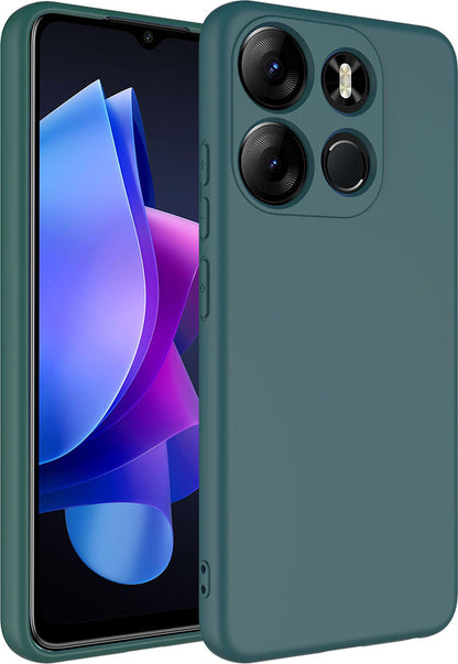 Tecno Spark Go 2023 Kılıf Mnc Mara Laaakan Kapak-Koyu Yeşil