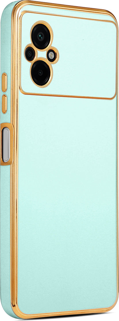 Xiaomi Poco M5 Kılıf Mnc Bark Kapak-Mavi Açık