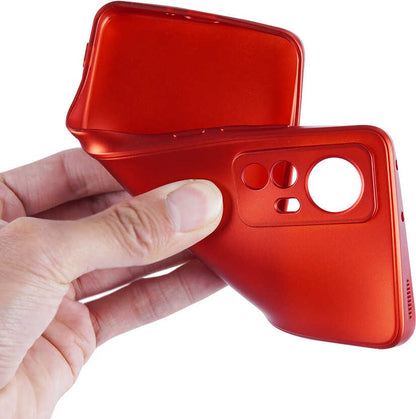 Xiaomi Mi 12 Kılıf Mnc Premier Silikon Kapak-Mürdüm