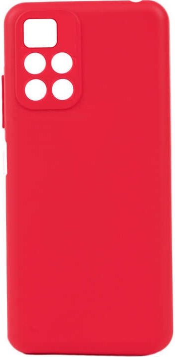 Xiaomi Redmi 10 2022 Kılıf Mnc Biye Silikon-Kırmızı
