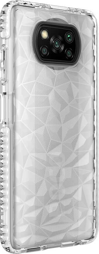 Xiaomi Poco X3 Kılıf Mnc Buzz Kapak-Beyaz