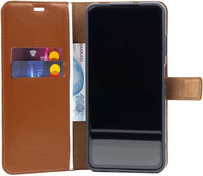 Galaxy A33 5g Kılıf Mnc Kar Deluxe Kapaklı Kılıf-Siyah