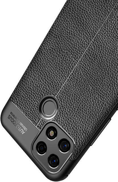 Oppo A15 Kılıf Mnc Niss Silikon Kapak-Kırmızı