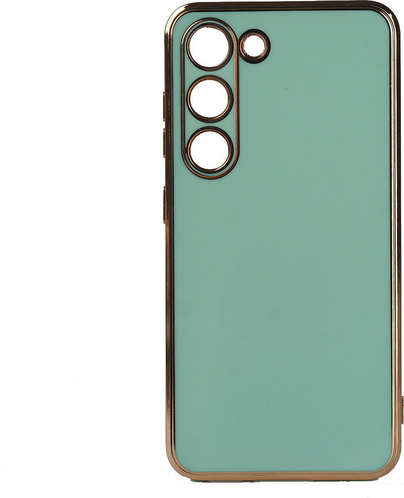 Galaxy S23 Plus Kılıf Mnc Bark Kapak-Açık Yeşil