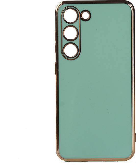 Galaxy S23 Plus Kılıf Mnc Bark Kapak-Açık Yeşil