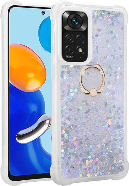 Xiaomi Redmi Note 11 Global Kılıf Mnc Milce Kapak-Gümüş