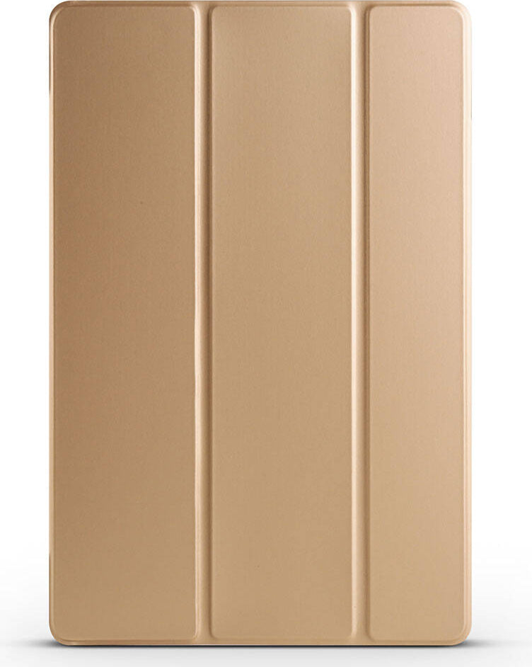 Galaxy Tab S9 Fe Uyumlu Mnc Smart Cover Standlı 1-1 Kılıf-Gold