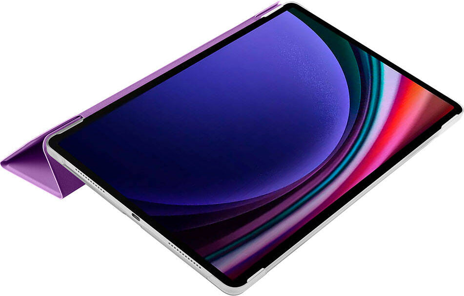 Galaxy Tab S9 Fe Uyumlu Mnc Smart Cover Standlı 1-1 Kılıf-Gold