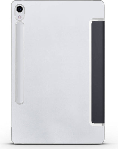 Galaxy Tab S9 Fe Uyumlu Mnc Smart Cover Standlı 1-1 Kılıf-Gold