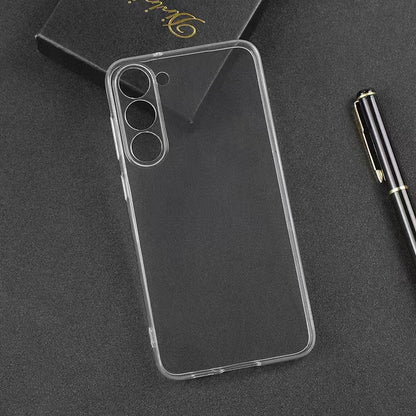 Galaxy S23 Plus Kılıf Mnc Süper Silikon Kapak-Renksiz