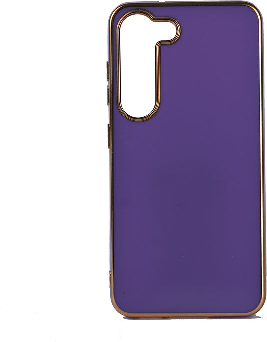 Galaxy S23 Plus Kılıf Mnc Bark Kapak-Derin Mor