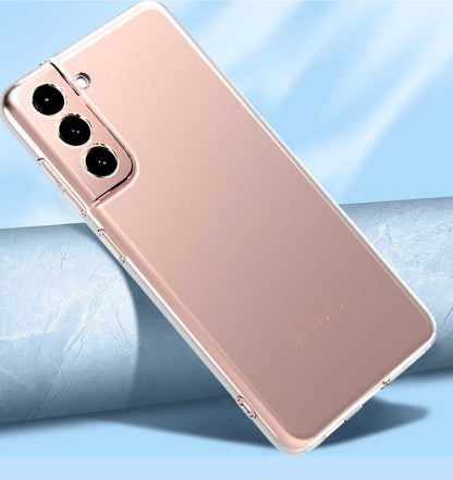 Galaxy S23 Plus Kılıf Mnc Kamera Korumalı Süper Silikon Kapak-Renksiz