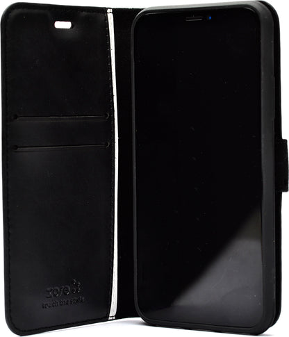 Galaxy S23 Kılıf Mnc Kar Deluxe Kapaklı Kılıf-Kırmızı