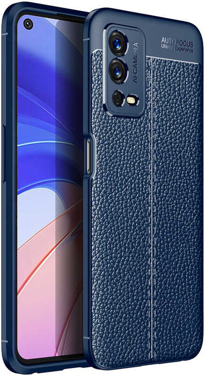 Oppo A55 4g Kılıf Mnc Niss Silikon Kapak-Lacivert