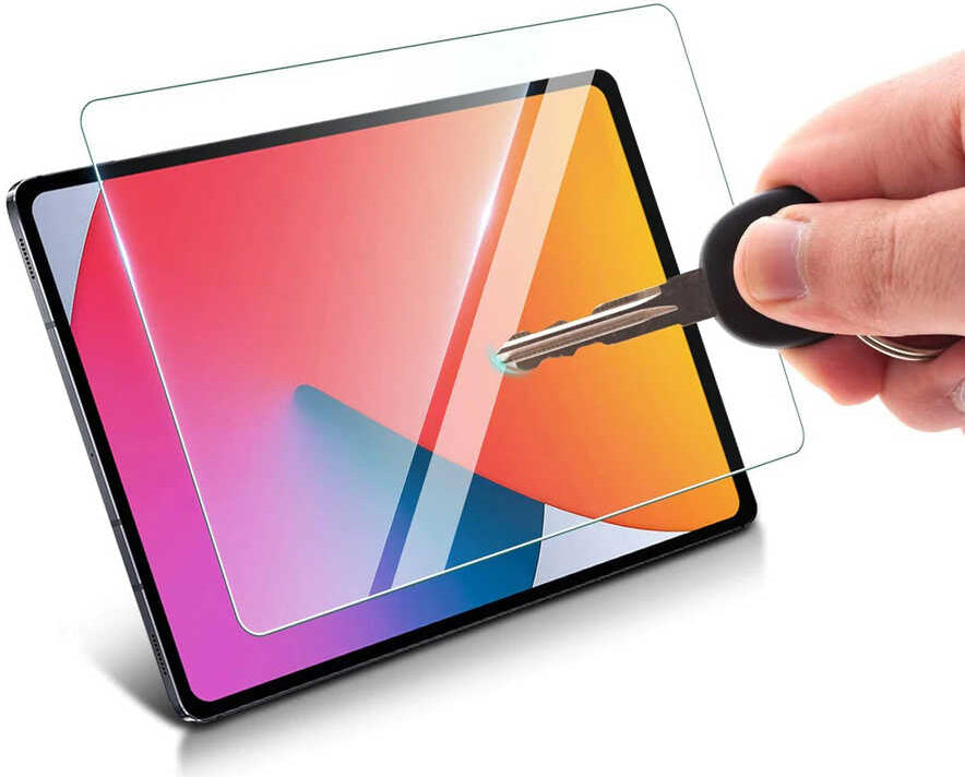 iPad 10.9 2022 (5.nesil) Uyumlu Mnc 5in1 Tablet Temperli Cam Ekran Koruyucu-Renksiz
