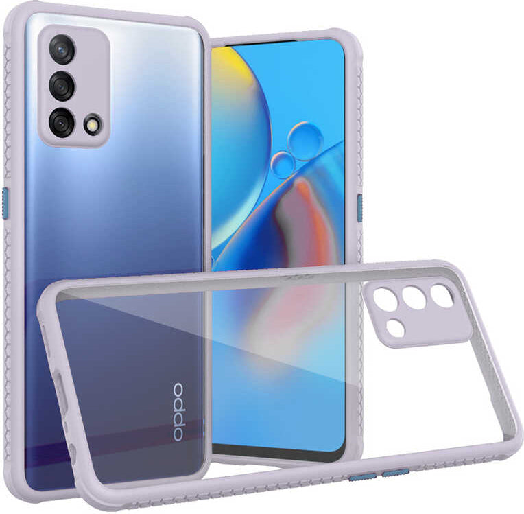 Oppo A74 4g Kılıf mnc Kaff Kapak-Mor