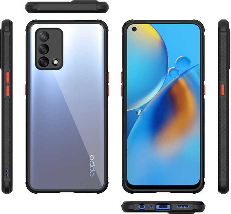 Oppo A74 4g Kılıf mnc Kaff Kapak-Mor