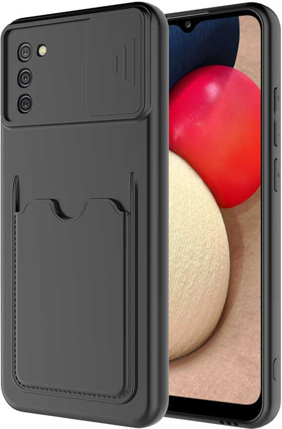 Galaxy A02S Kılıf mnc Kartix Kapak-Siyah