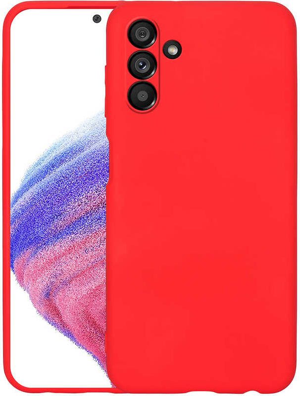 Galaxy A04S Kılıf Mnc Mara Laaakan Kapak-Kırmızı
