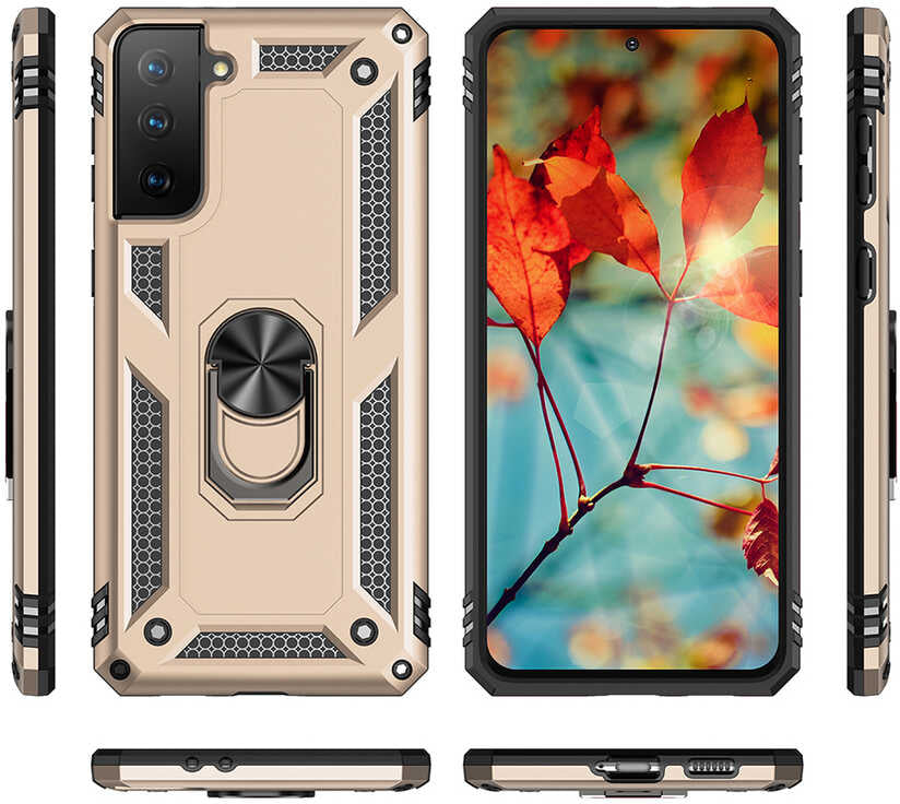 Galaxy S21 Kılıf Mnc Vega Kapak-Gri
