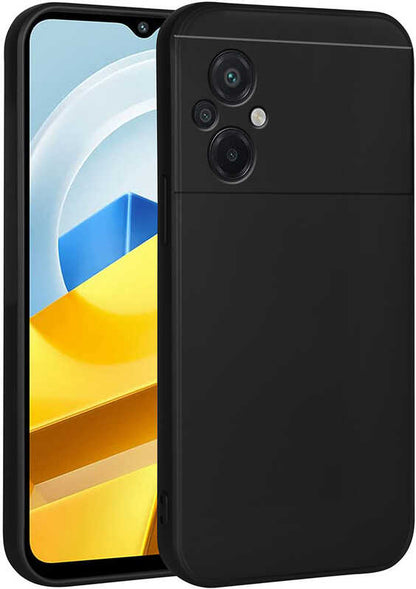Xiaomi Poco M5 Kılıf Mnc Premier Silikon Kapak-Siyah