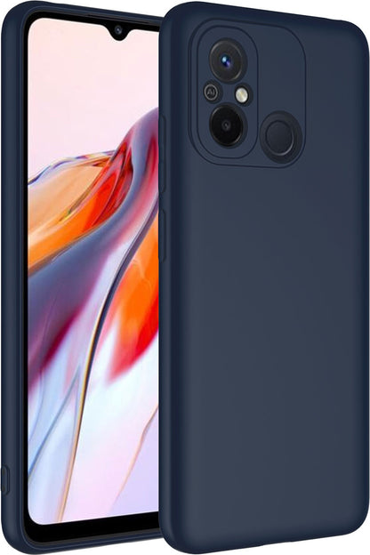 Xiaomi Redmi 12C Kılıf Mnc Mara Laaakan Kapak-Lacivert