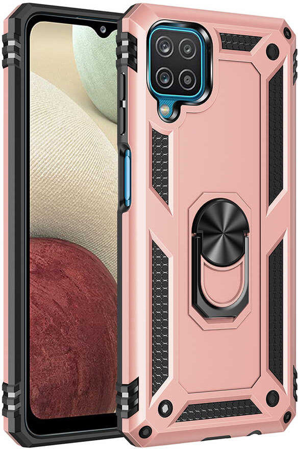 Galaxy A22 4g Kılıf Mnc Vega Kapak-Rose Gold