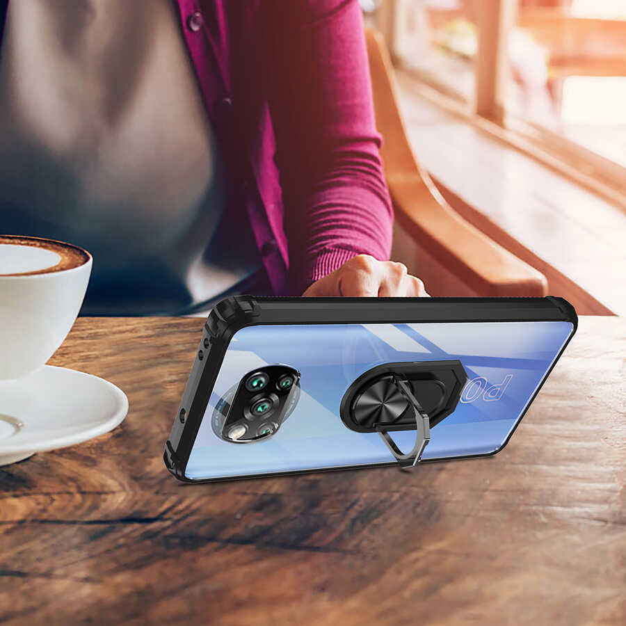 Xiaomi Poco X3 Kılıf Mnc Mola Kapak-Lacivert