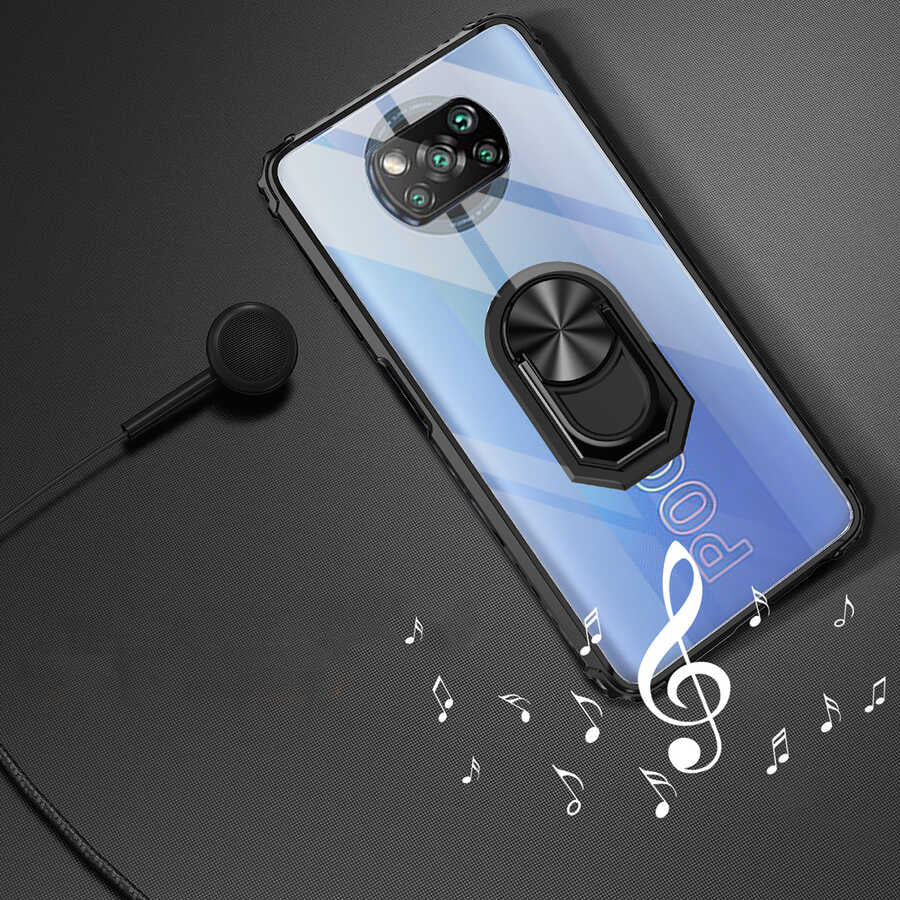 Xiaomi Poco X3 Kılıf Mnc Mola Kapak-Lacivert