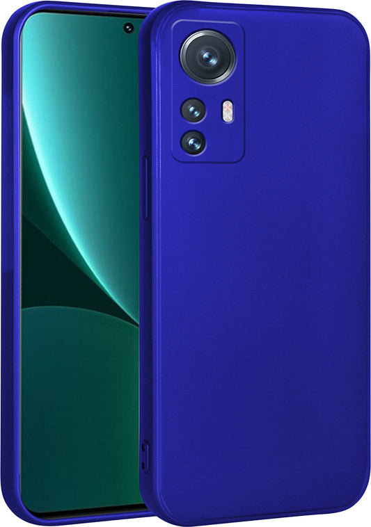Xiaomi Xiaomi 12 Lite Kılıf Mnc Premier Silikon Kapak-Saks Mavi