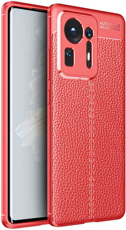 Xiaomi Mi Mix 4 Kılıf Mnc Niss Silikon Kapak-Kırmızı