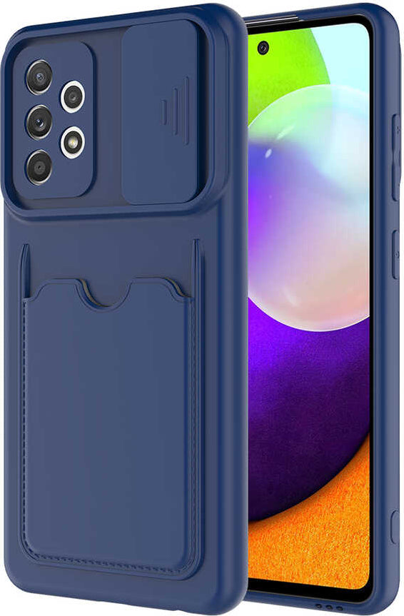 Galaxy A72 Kılıf mnc Kartix Kapak-Lacivert