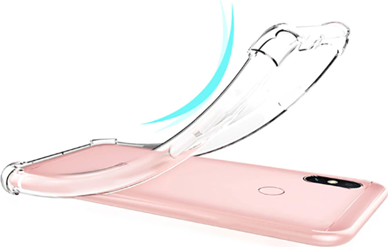 Xiaomi Mi A2 Lite Kılıf Mnc Nitro Anti Shock Silikon-Renksiz