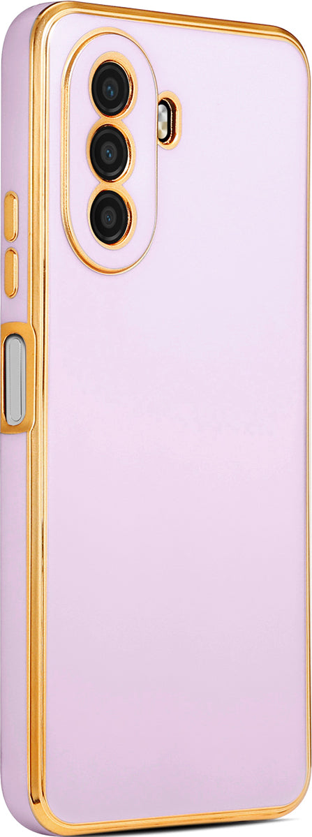Huawei Nova Y70 Kılıf Mnc Bark Kapak-Lila
