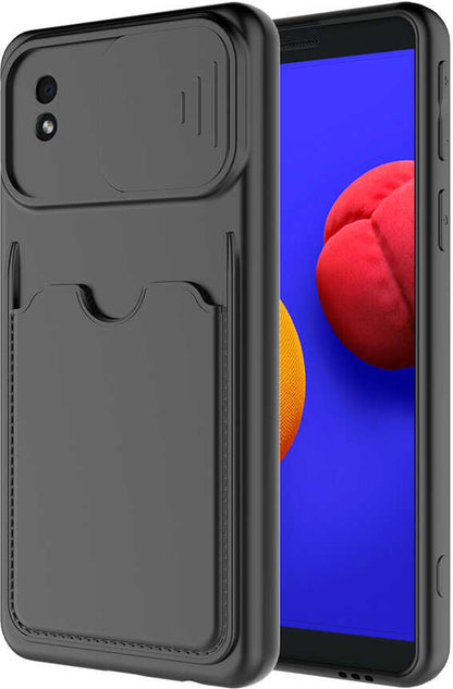 Galaxy A01 Core Kılıf mnc Kartix Kapak-Siyah