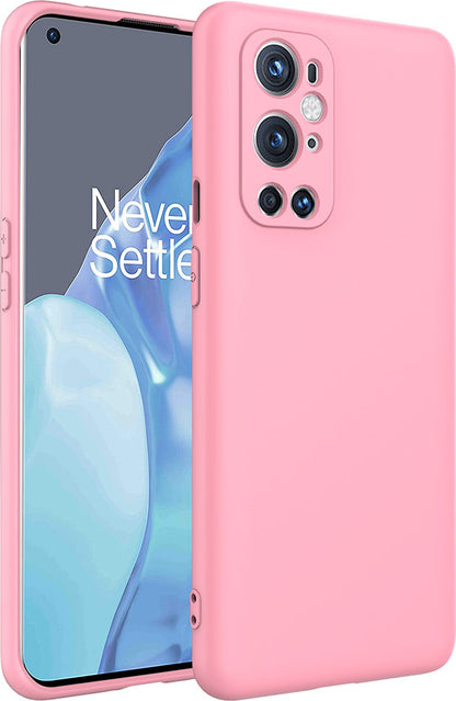One Plus 9 Pro Kılıf Mnc Mara Laaakan Kapak-Pembe