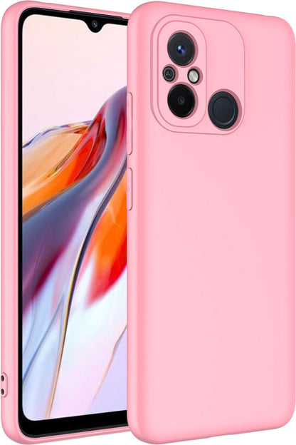 Xiaomi Redmi 12C Kılıf Mnc Mara Laaakan Kapak-Pembe
