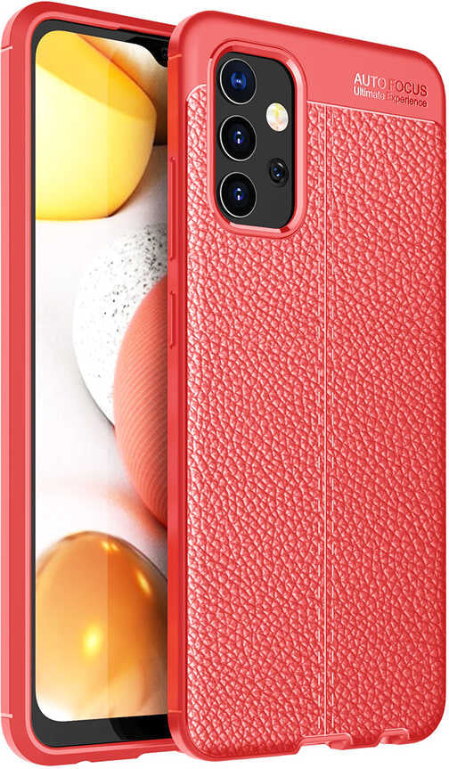 Galaxy A32 4g Kılıf Mnc Niss Silikon Kapak-Kırmızı