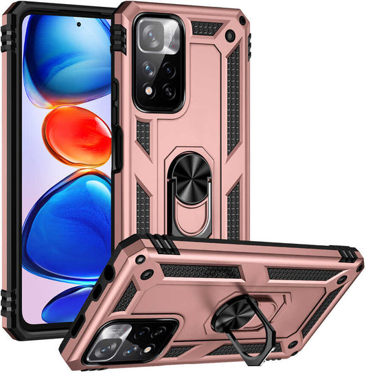 Xiaomi Redmi Infinix Note 11 Pro Plus 5g Kılıf Mnc Vega Kapak-Rose Gold