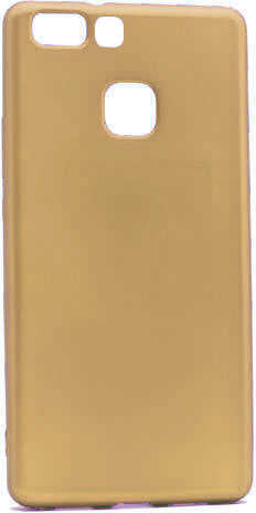 Huawei P9 Kılıf Mnc Premier Silikon Kapak-Gold