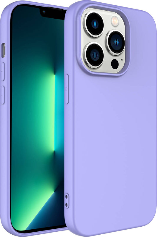 Apple iPhone 14 Pro Max Kılıf Mnc Lsr Laaakan Kapak-Lila