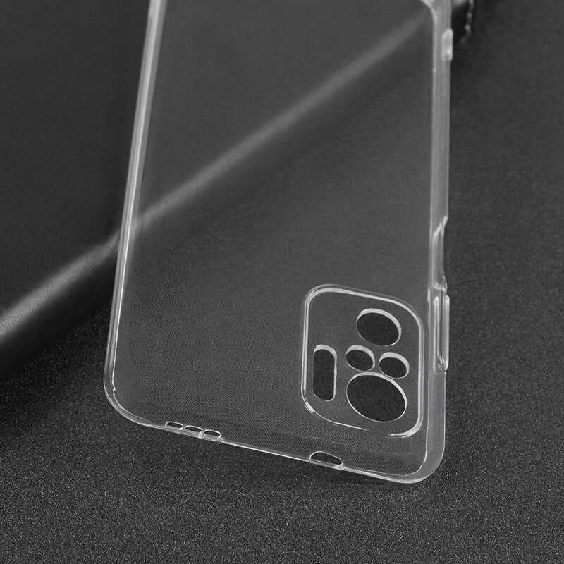 Xiaomi Poco M5S Kılıf Mnc Süper Silikon Kapak-Renksiz