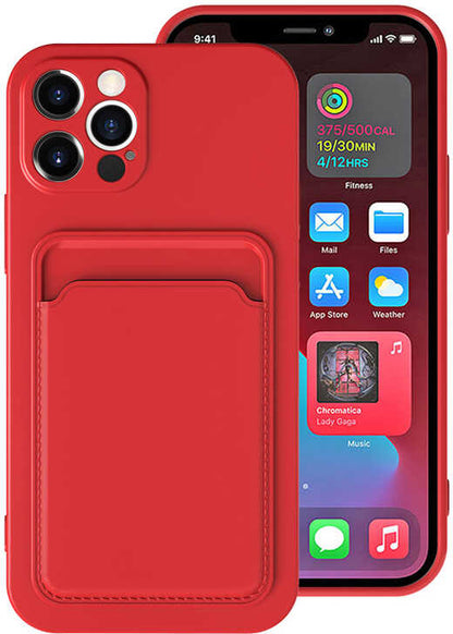 iPhone 12 Pro Kılıf mnc Ofix Kapak-Kırmızı