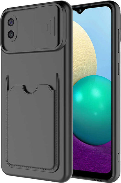 Galaxy A02 Kılıf mnc Kartix Kapak-Siyah