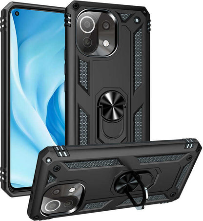 Xiaomi Mi 11 Lite Kılıf Mnc Vega Kapak-Siyah
