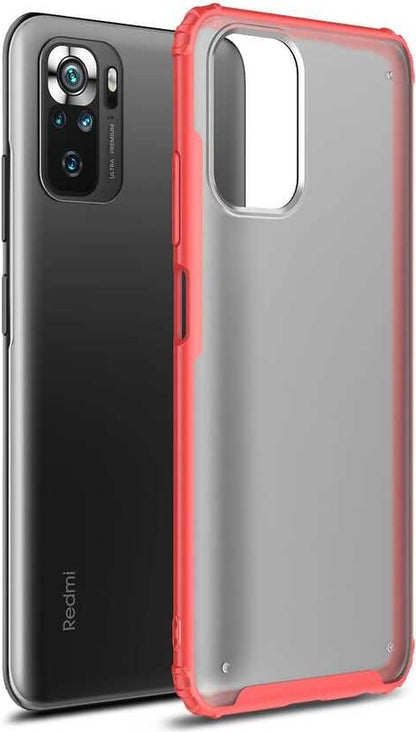 Xiaomi Redmi Note 10 Kılıf Mnc Volks Kapak-Kırmızı
