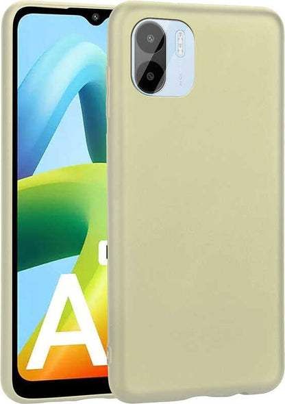 Xiaomi Redmi A1 Kılıf Mnc Premier Silikon Kapak-Gold