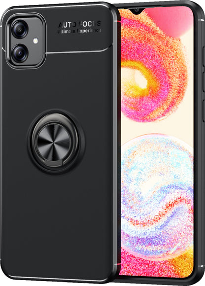Galaxy A04E Kılıf Mnc Ravel Silikon Kapak-Siyah