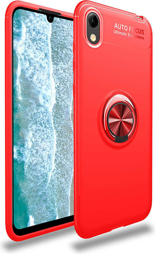 Huawei Y5 2019 Kılıf Mnc Ravel Silikon Kapak-Kırmızı