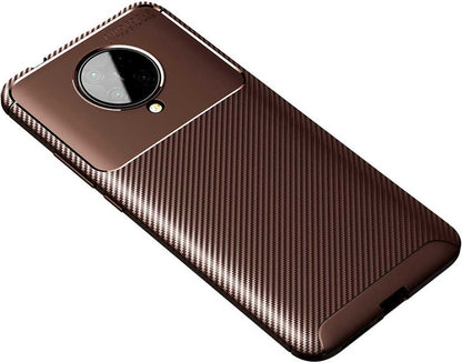 Xiaomi Poco F2 Pro Kılıf Mnc Negro Silikon Kapak-Kahverengi